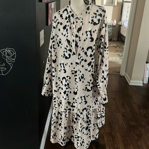 Shein animal print dress